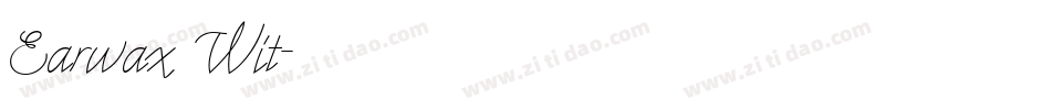 Earwax Wit字体转换
